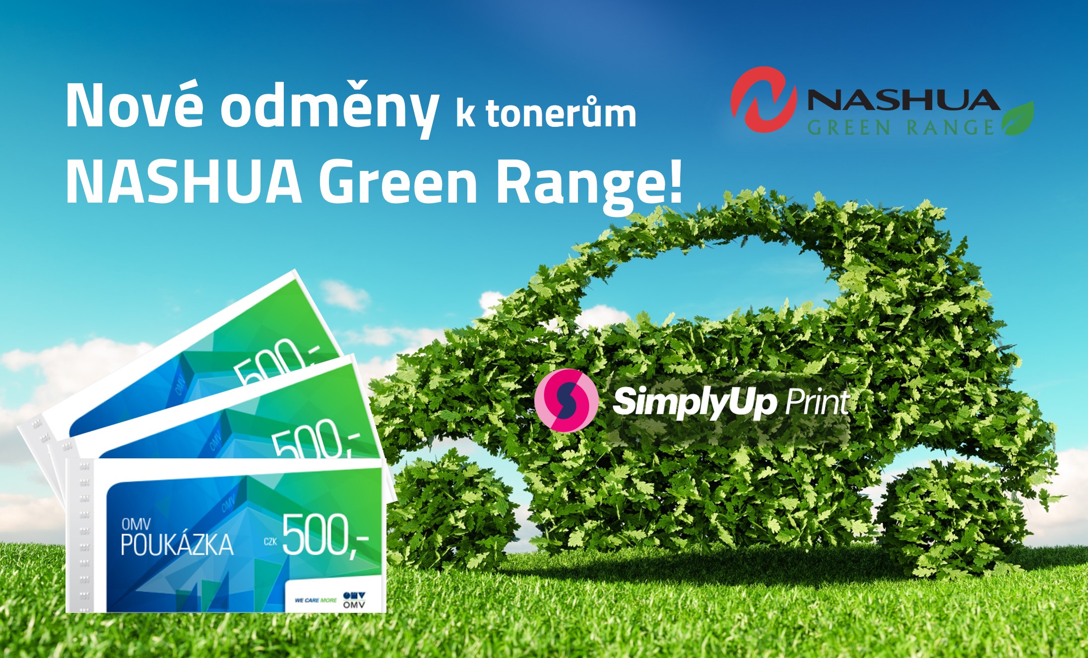 Poukazy OMV k tonerům NASHUA Green Range!